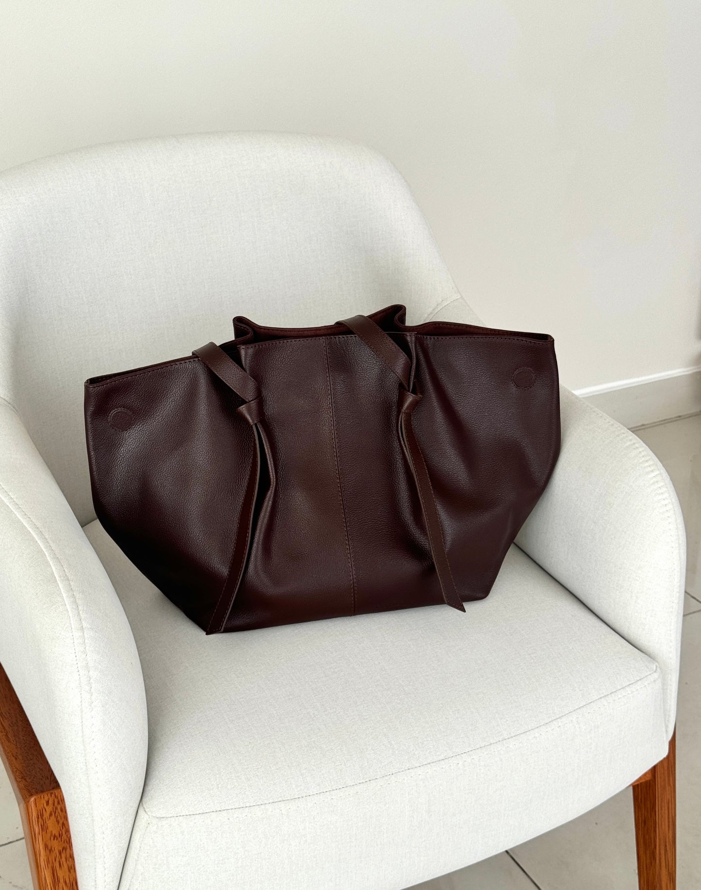 CARTERA LAZOS MARRÓN (preventa)
